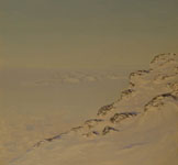 Antarctic Paintings by David Rosenthal White Island from Summit of Mt.